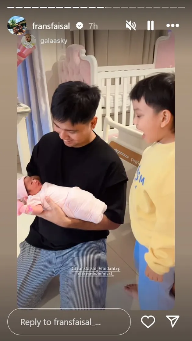 Gala Sky Lihat Baby Faraninda