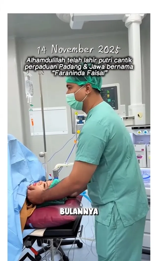 Frans Faisal Temani Indah Operasi Caesar