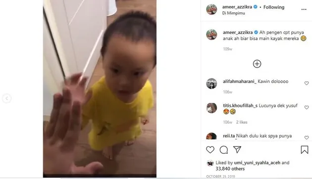 ameer azzikra dan yusuf anak alvin larissa