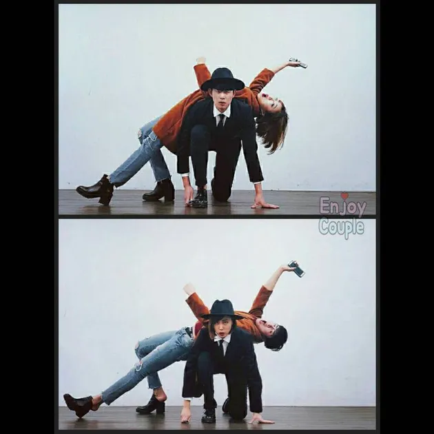 foto dengan pasangan