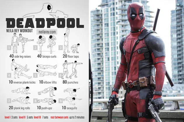 superhero workout, latihan para superhero, latihan six pack, cara dapat perut six pack