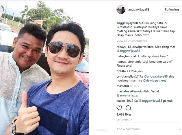 dewi perssik, angga wijaya