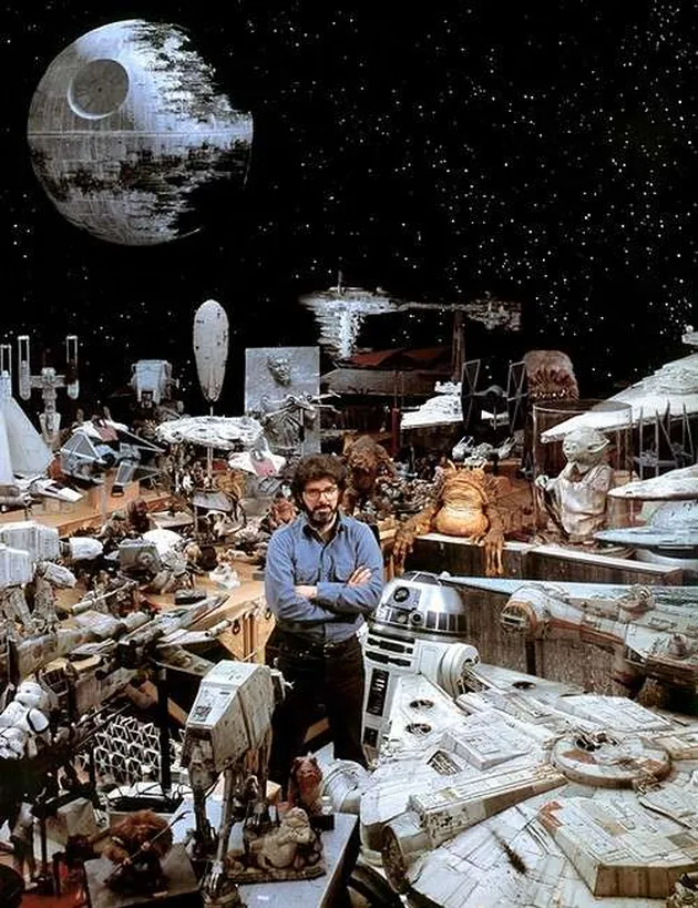 star wars, behind the scenes star wars, foto star wars, foto behind the scene star wars