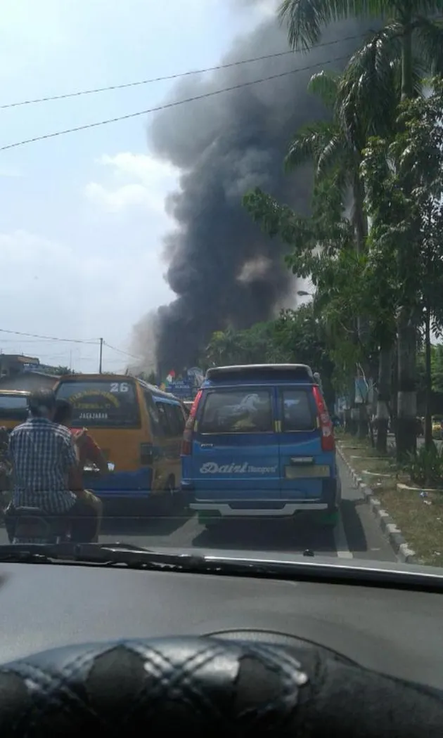 pesawat Hercules jatuh di Medan