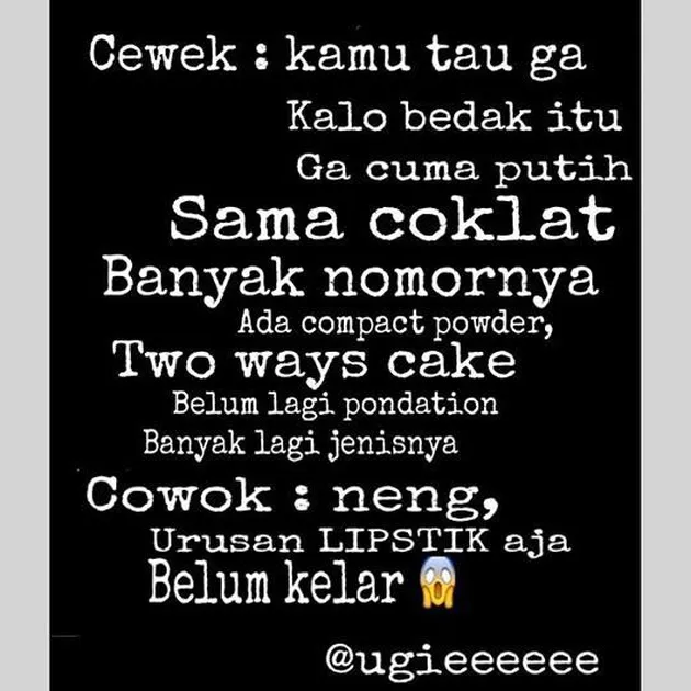 meme beda lipstik 50k dan 500k