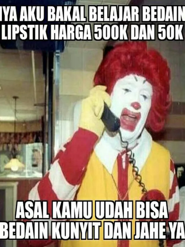 meme beda lipstik 50k dan 500k