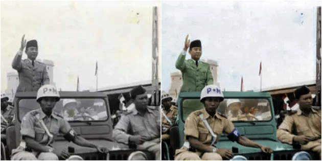 Foto Indonesia Zaman Dulu Repainted