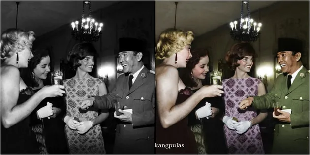 Foto Indonesia Zaman Dulu Repainted