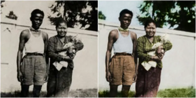 Foto Indonesia Zaman Dulu Repainted