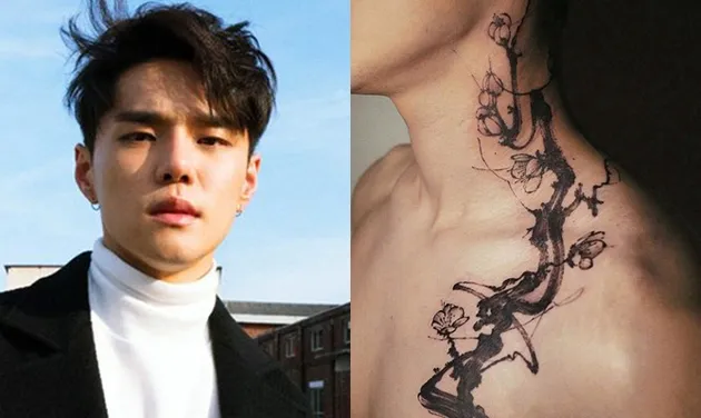 tato bintang k-pop