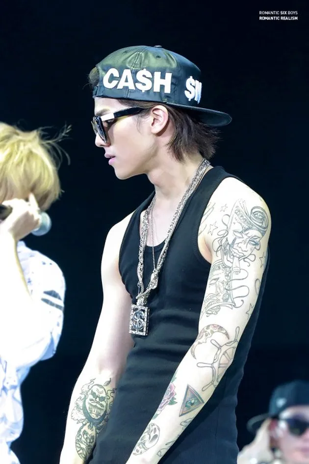 tato bintang k-pop