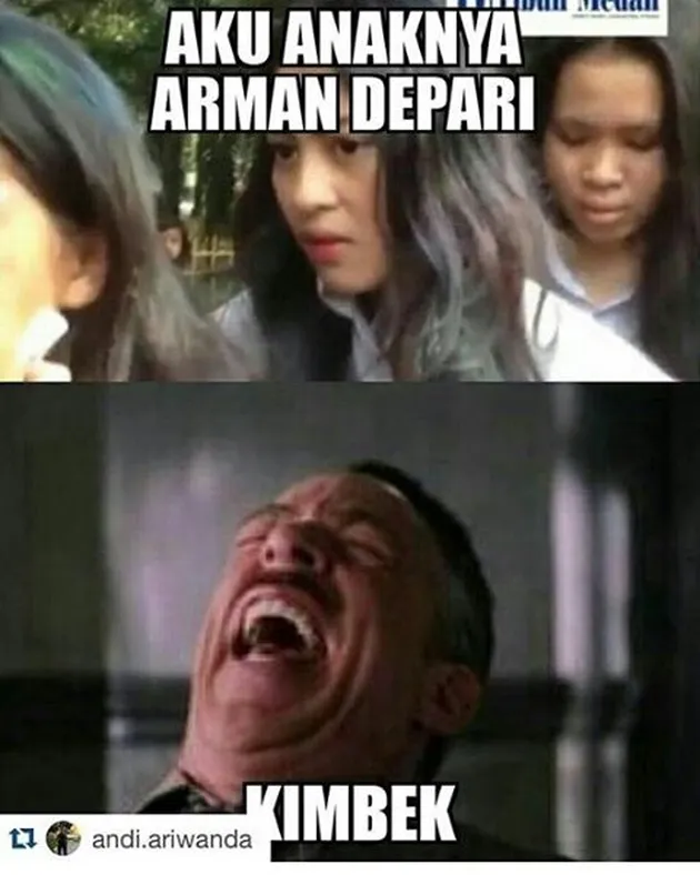 meme kocak Sonya Depari yang ngaku anak Jenderal
