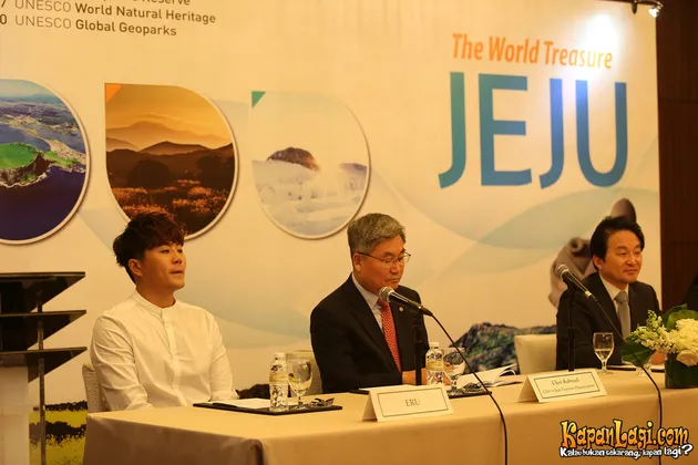 Eru Jadi Duta Wisata Pulau Jeju, Korea Selatan