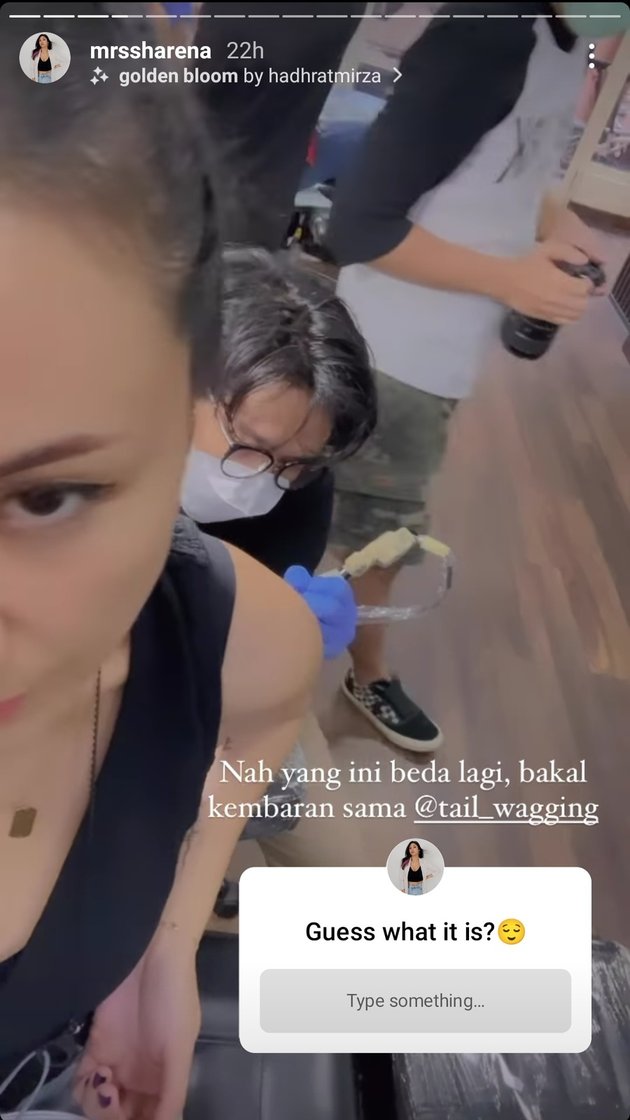 Being a Canvas, 7 Pictures of Sharena Gunawan, Ryan Delon's Wife, Touching Up Tattoos on Their Bodies - Adding Twin Images with Husband