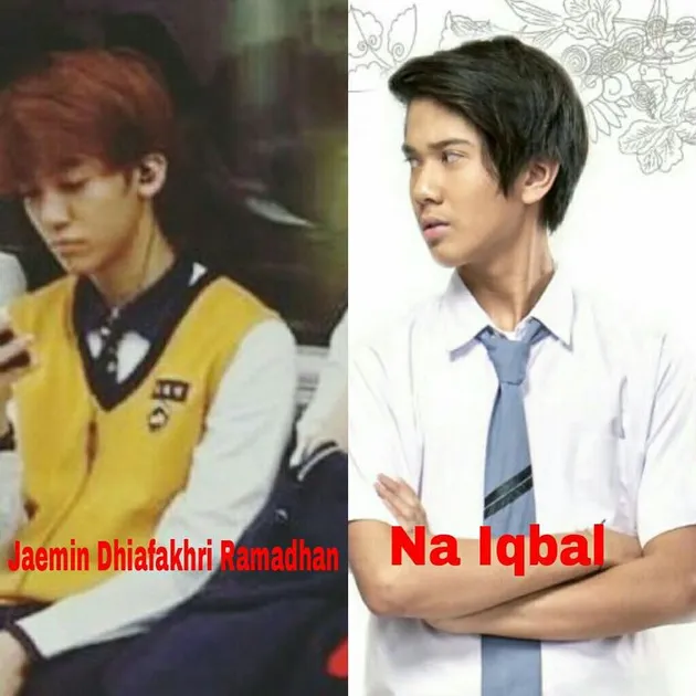 jaemin nct iqbaal ramadhan