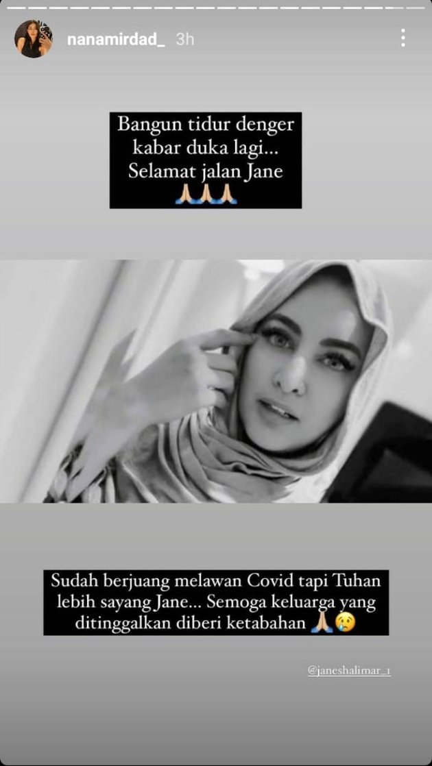 Jane Shalimar Passes Away, Vanessa Angel and Ussy Sulistiawaty Join in Mourning - Remembering the Kindness of the Deceased