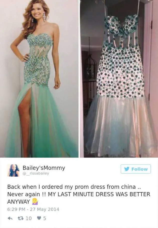 gaun, dress fail, gaun online, beli gaun online, beli dress online nggak sesuai ekspektasi