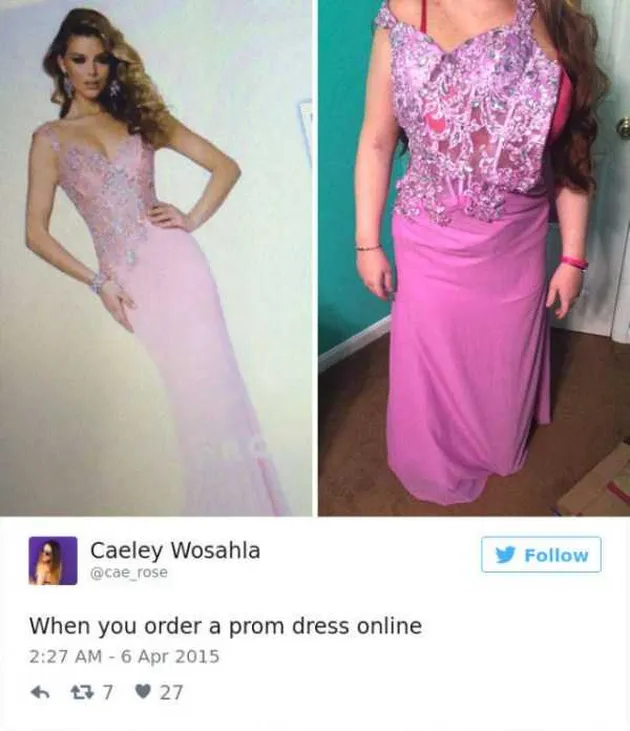 gaun, dress fail, gaun online, beli gaun online, beli dress online nggak sesuai ekspektasi