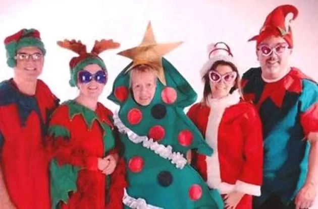 Foto keluarga konyol