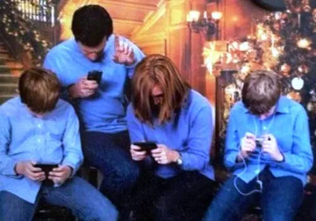 Foto keluarga konyol