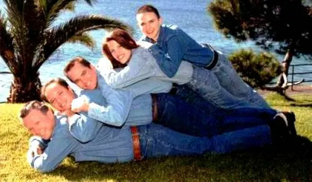 Foto keluarga konyol