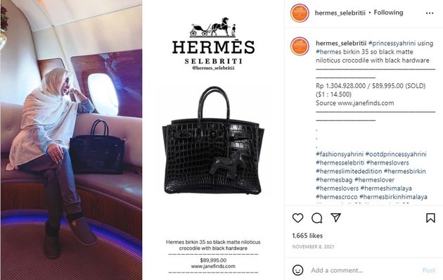 Away from the Spotlight During Vacation to Singapore, Here are 7 Photos of Syahrini's Collection and the Prices of Hermes Bags She Brings Everywhere - Some Reach 1.3 Billion