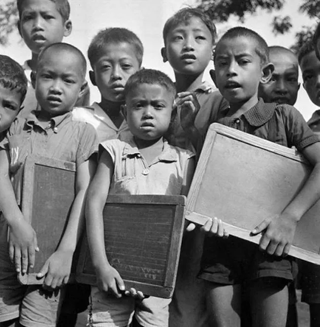 Potret Anak Indonesia Zaman Dulu