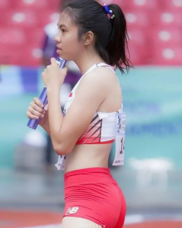asian games, asian games 2018, sprinter cantik