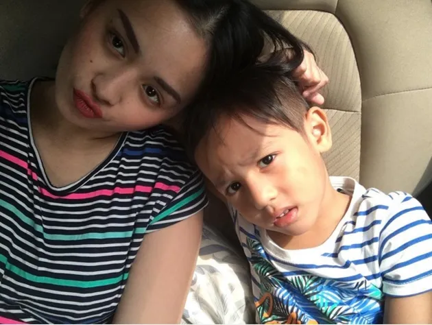 Joanna Alexandra dan anak