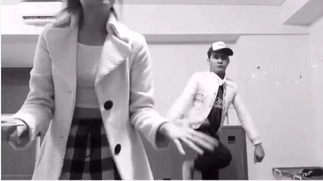 foto Marshanda - Egi John joget bareng