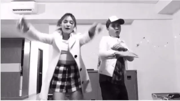 foto Marshanda - Egi John joget bareng