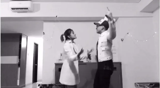 foto Marshanda - Egi John joget bareng