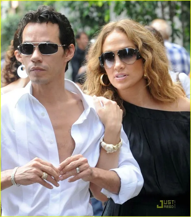 jennifer lopez marc anthony di milan