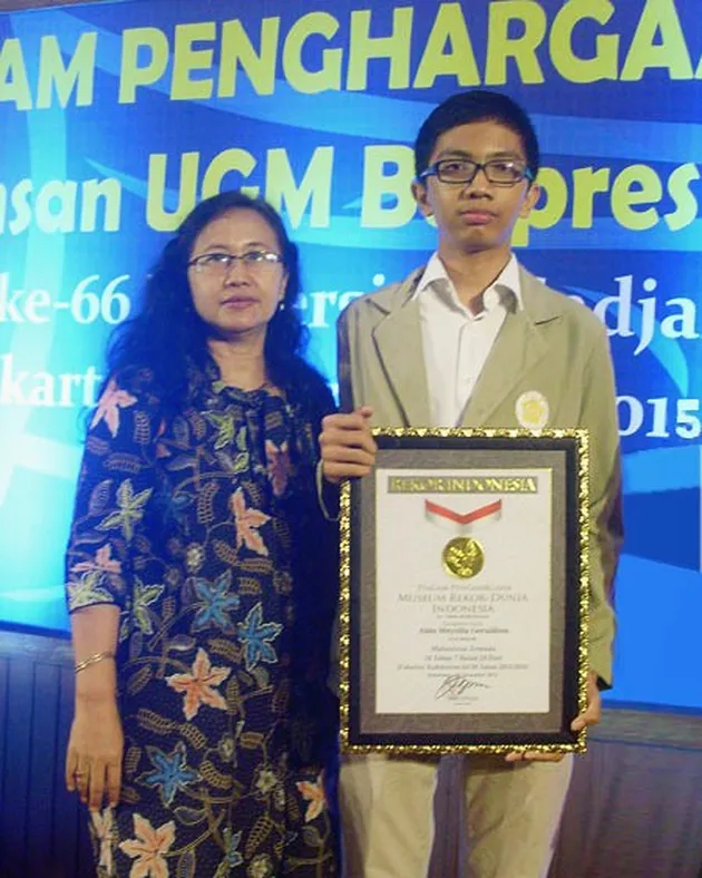 Aldo Meyolla, remaja 14 tahun kuliah di UGM
