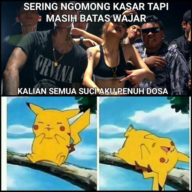 meme lucu Awkarin lagu baru