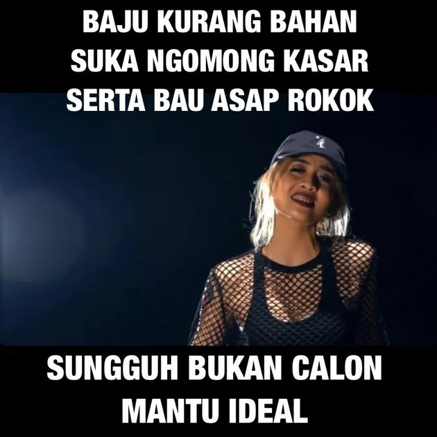 meme lucu Awkarin lagu baru
