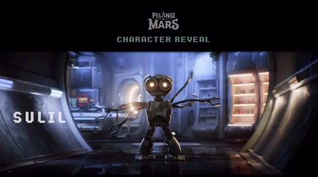 Karakter lucu di film PELANGI DI MARS