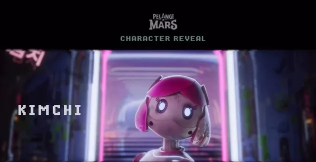 Karakter lucu di film PELANGI DI MARS