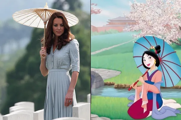 Kate Middleton vs Putri Disney