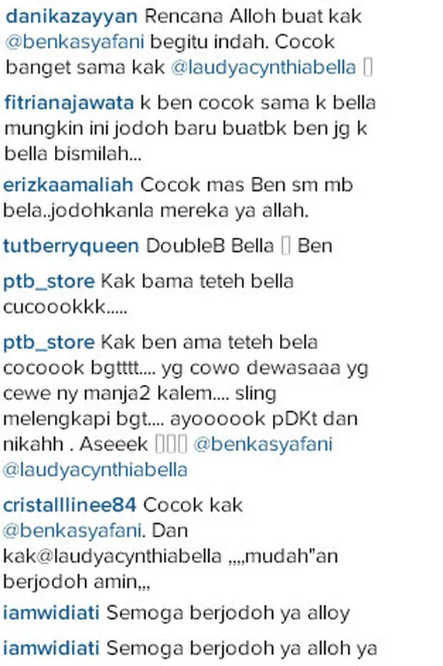 Ben Kasyafani &amp; Laudya Cynthia Bella