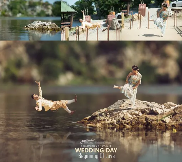 Foto Pre-Wedding Midget