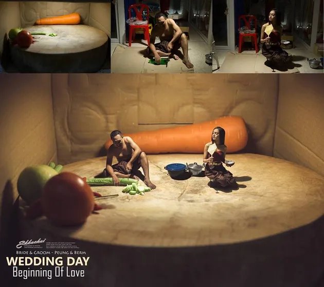 Foto Pre-Wedding Midget