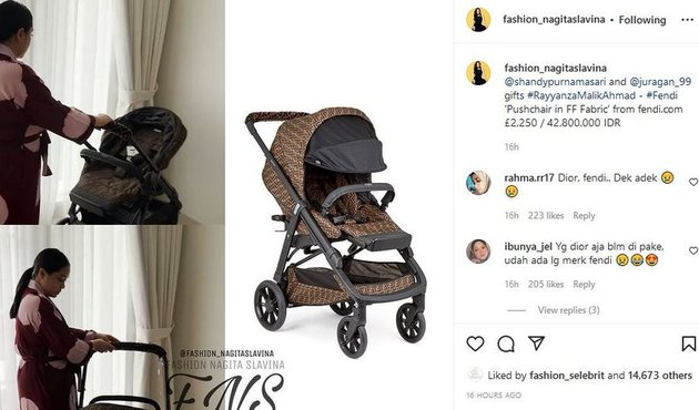 Yesterday Priced Like a Car, 8 Latest Photos of Baby Rayyanza's Stroller, Nagita Slavina's Child, Whose Price Will Make You Shake Your Head
