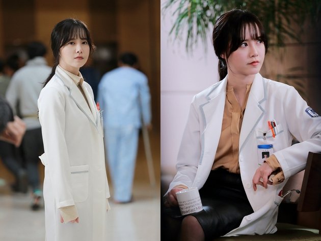 KENAKAN JUBAH PUTIH DOKTER  CANTIK DRAMA KOREA INI STYLISH 