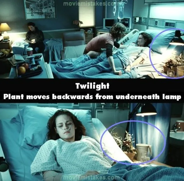 bloopers, kesalahan ilm, movie mistakes, twilight