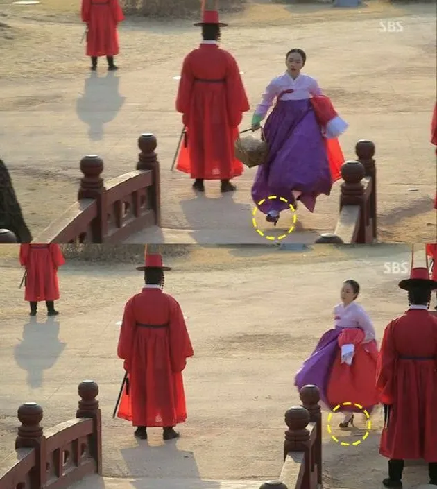 kesalahan di drama korea