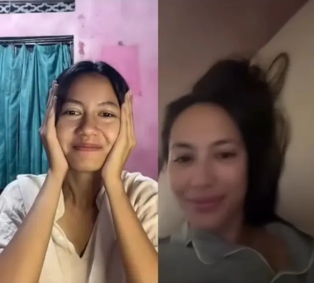 Pevita Pearce Nge-live dengan Klaudia Kristi 