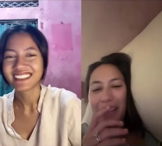 Pevita Pearce Nge-live dengan Klaudia Kristi 