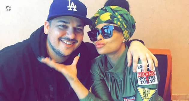 Foto Mesra Rob Kardashian &amp; Blac Chyna