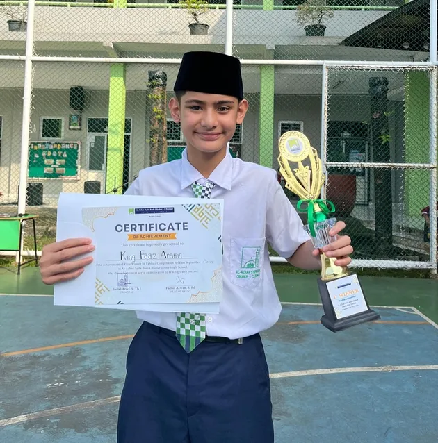 King Faaz Menang Lomba di Sekolah